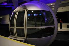 Cabin on The High Roller ferris wheel in Las Vegas