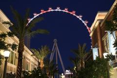 View of The High Roller from The Linq on the Las Vegas Strip