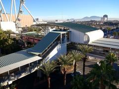 Flamingo & Caesars Palace monorail station in Las Vegas