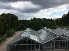 Greenhouses in the Botanical Garden in Copenhagen