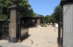 main entrance of the botanical garden in Copenhagen