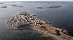 Fort Dawes on Deer Island in Boston Harbor