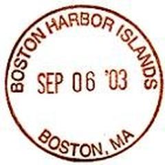 National Park Passport Stamp from Boston Harbor Islands National Recreation Area