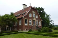 Haus Rüschhaus garden view in Münster, Nordrhein-Westfalen