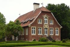 Haus Rüschhaus garden view in Münster, Nordrhein-Westfalen