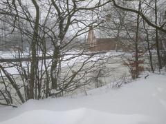 Haus Rüschhaus in winter 2021