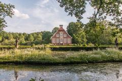 Haus Rüschhaus historical building with garden