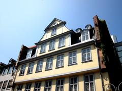 Gable of the Goethe House in Frankfurt am Main