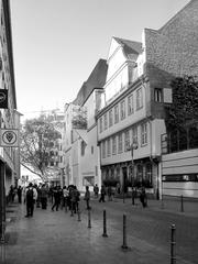 Goethe's birthplace and future Romantic Museum extension in Frankfurt