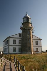 Faro de Cabo Peñas lighthouse in Asturias, Spain