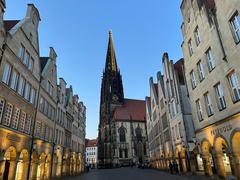 Saint Lamberti Catholic Church Münster with the Himmelsleiter by Billi Thanner