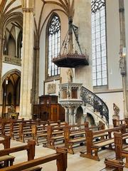 Pulpit of Saint Lambert Catholic Church in Muenster