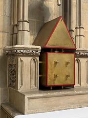 Beuys antenna on the tabernacle roof in St. Lambert's Church, Muenster