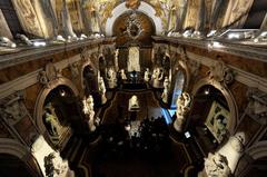 Interior view of Cappella Sansevero in Naples