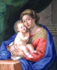 Madonna con Bambino painting by Giuseppe Pesce