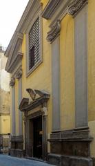 Facade of Sansevero Chapel in Naples