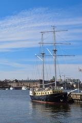 Boat on water in Stockholm