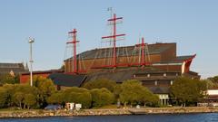 The Vasa Museum in Stockholm from the sea side