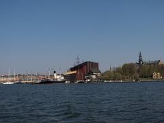 Djurgården seen from Djurgårdsfärjan in spring