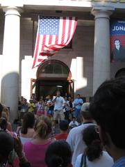 Street performance in Boston during Wikimania 2006