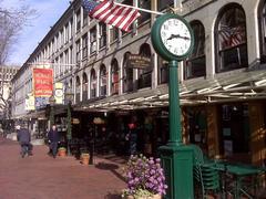 entrance to Durgin Park restaurant in Boston