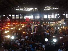 Interior view of Santiago Central Market