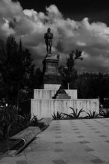 Indios Verdes statues in Mexico City