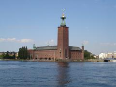 Scenic view of Stockholm city with buildings and waterfront