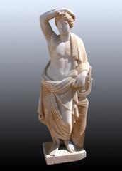 Statue of Apollo with a lyre