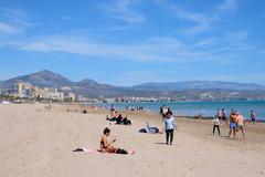 San Juan beach in Alicante, Costa Blanca