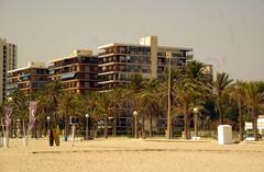 Alicante Playa de San Juan limite norte view