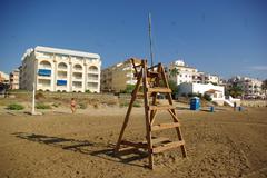 Scenic view of Carregador Beach at Alcocebre Coast