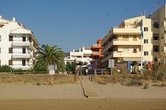 Scenic view of Carregador Beach at Alcossebre Coast