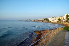 beachfront at Playa Carregador in Alcossebre with a solar structure