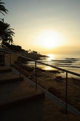 Alcocebre Playa Carregador beach under solar light