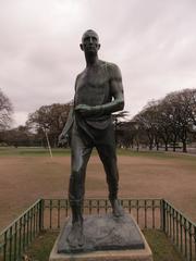 Argentine monument El Sembrador in Buenos Aires Recoleta