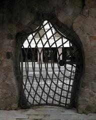 Finca Miralles gate and wall in Barcelona