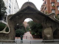 Gate and Fence of Finca Miralles in Barcelona