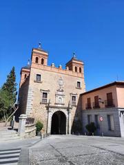 ancient stone city gate in Spain