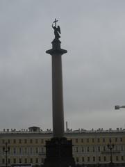 Alexander Column on Palace Square, Saint Petersburg.