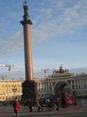 Alexander Column on Palace Square in Saint Petersburg