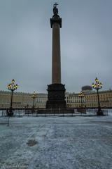 Alexander Column in Palace Square, Saint Petersburg