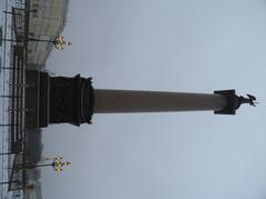 Alexander Column in Saint Petersburg, Russia