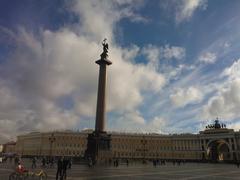 Historic stone Column A in Russia