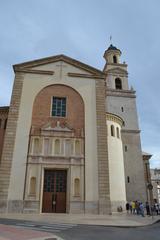 left facade of San Pascual Baylón church in Villarreal