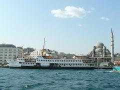 Istanbul cityscape with Hagia Sophia and the Bosphorus