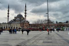 Panoramic view of Eminönü in Istanbul