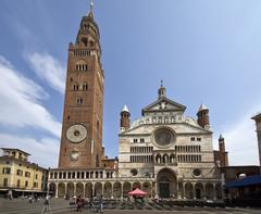 Aerial view of Cremona, Italy