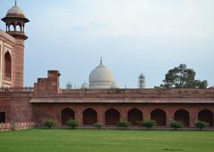 Taj Mahal Complex with Gardens