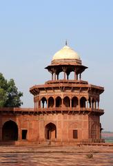 Corner Structure on the Enclosure wall of the Taj Mahal